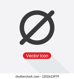 Diameter Icon Vector Illustration Eps10