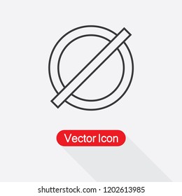 Diameter Icon Vector Illustration Eps10