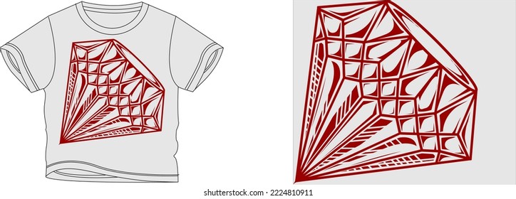 Die Farbe des T-Shirt-Designs ist weiß, und die Farbe des T-Shirts ist weiß, schön und schön
