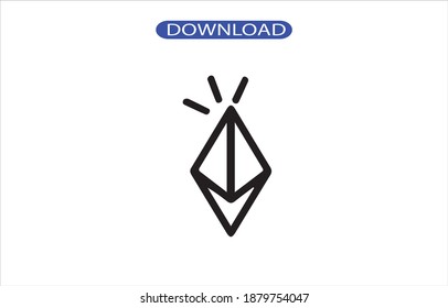 diamon icon or logo isolated sign symbol vector illustration - high quality black style vector icons.