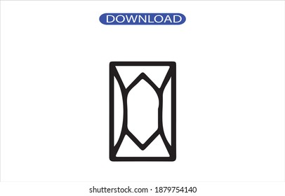 diamon icon or logo isolated sign symbol vector illustration - high quality black style vector icons.