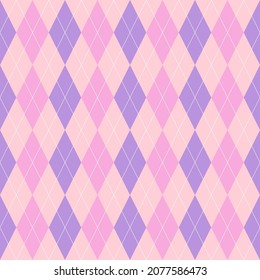 Diamon nahtlose Muster pinklila Verwendung für Dekoration