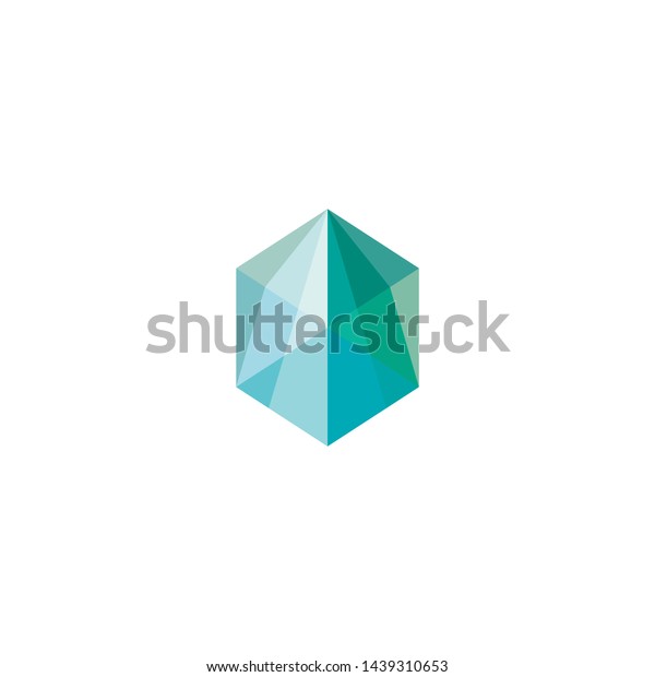 Diamond 3d Logo Vector Graphic Stock Vector (Royalty Free) 1439310653 ...