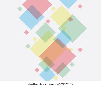 Diamond abstract colorful vector background.