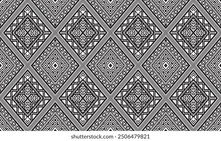 Abstrakte ethnische geometrische Diamantmuster für Hintergrund- oder Tapeten, Textil- oder Stoffdrucke und andere digitale Drucke.