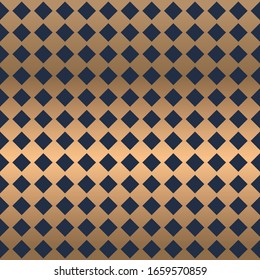 Diamond Abstract geometric pattern. A seamless vector background. gold and blue ornament. Graphic modern pattern. Simple lattice graphic design.