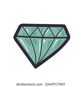 Diamante. Resumen de la estructura de conexión geométrica de la luz del maletero. aislado en un fondo blanco. Ilustración del vector de imágenes.