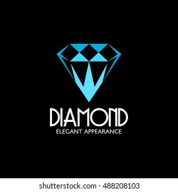 Diamond abstract logo design template. vector illustration.