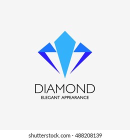 Diamond abstract logo design template. vector illustration.