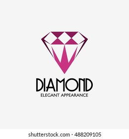 Diamond abstract logo design template. vector illustration.
