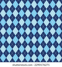 diamond argyle seamless pattern. Fabric texture background. fathers day, new year , octoberfest , christmas background