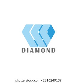 vectores de logotipo de sombra geométrica de flechas de diamante 