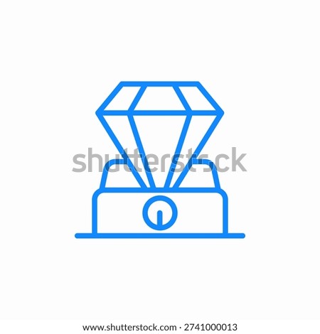 diamond award icon sign vector