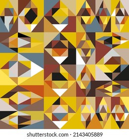 Fondo abstracto transparente de las formas geométricas Patrón haótico. Mosaico geométrico de triángulos, plantilla abstracta de polígono vectorial, ilustración de estilo deportivo extremo, textura para tela textil