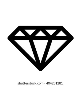 diamond black icon