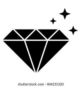 diamond black icon