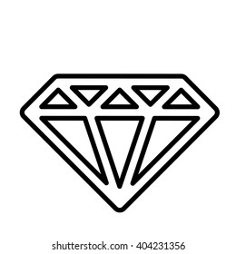 diamond black icon