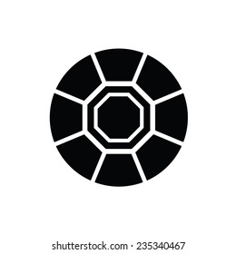 diamond black and white vector art illustration