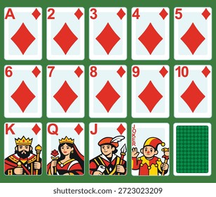 Diamond Blackjack Solitario Juego de cartas de póquer
