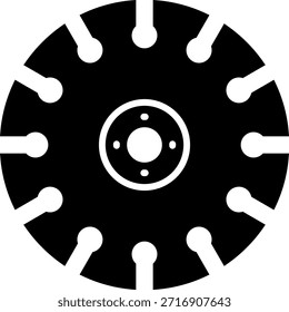 Icono de hoja de diamante para corte y molienda