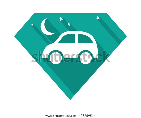 diamond car ride vehicle automotive image\
vector icon silhouette
