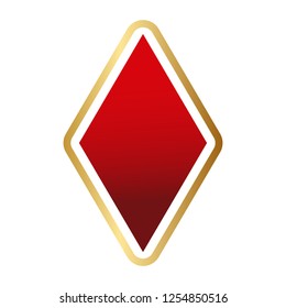 Diamond card symbol