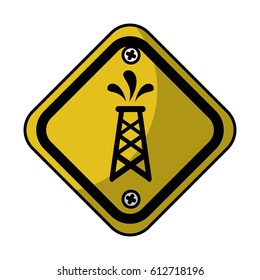 diamond caution sign icon