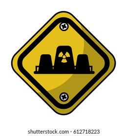 diamond caution sign icon