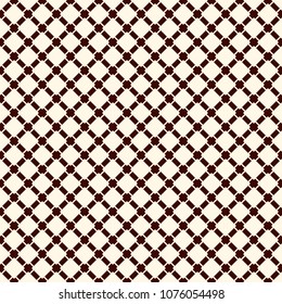 Diamond checkered abstract background. Seamless surface pattern with repeated diagonal crossed hatched lines. Grid wallpaper. Simple geometric ornament. Modern digital paper, textile print. Vector art