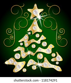 Diamond Christmas tree