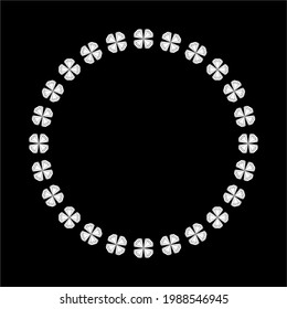 Diamond in Circle Shaped, can use for Art Illustration, Logo Gram, Frame Work, Background, Pictogram, Website, Apps, or Graphic Design Element. Vector Illustration  