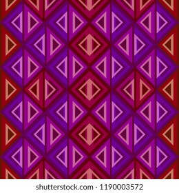 Diamond colorful feminine abstract seamless pattern. Geometric pattern vector.