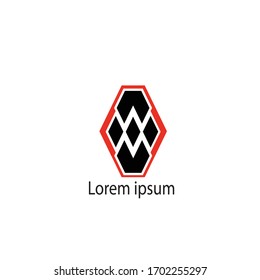 Diseño del logotipo combinado de diamantes. iconos blancos, negros y rojos del logotipo para varias marcas. diseño vectorial
