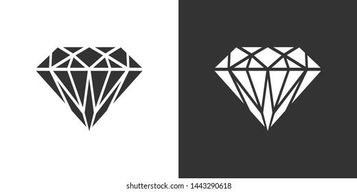 Diamond Concept Illustration Icon Vector