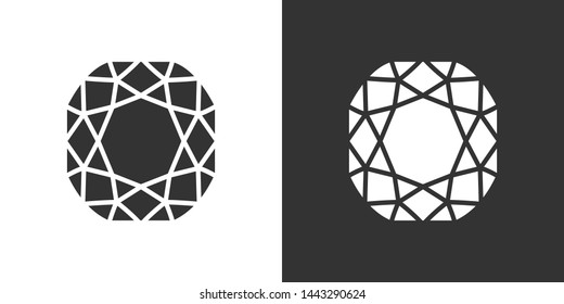 Diamond Concept Illustration Icon Vector