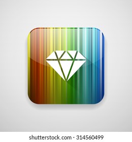 diamond crystal  icon