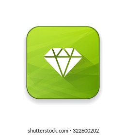 diamond crystal  icon