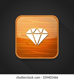 diamond crystal  icon