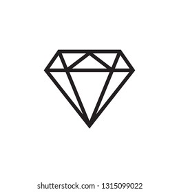 diamond crystal icon vector