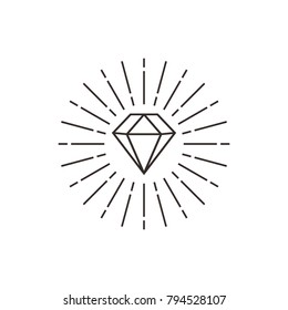 diamond crystal logo shine