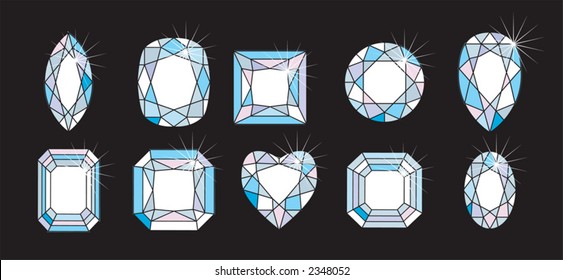 Diamond Cuts and shapes