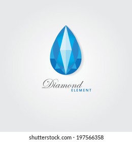 diamond design element for business