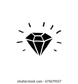 diamond doodle icon