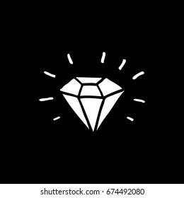 diamond doodle icon