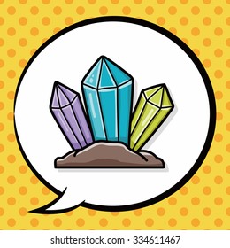 diamond doodle, speech bubble