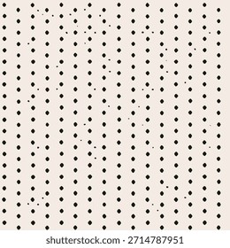 Diamond dot grid wiederholt sich auf beiger Textiloberfläche mit subtiler Textur