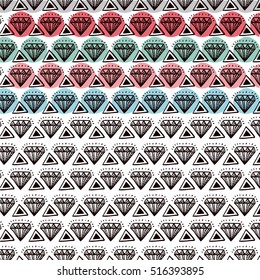 Diamond draw background design