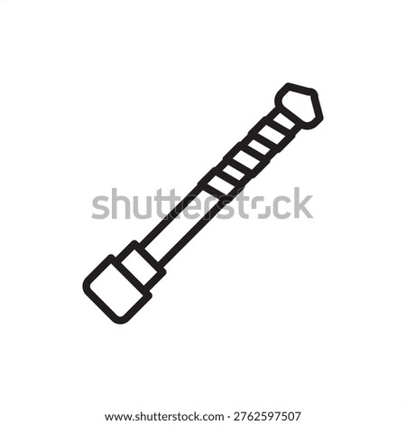 Diamond drill bit icon symbolizing rock boring, representing core drilling hardware, exploration tools, hard rock cutting gear, abrasive boring systems, and industrial geological sampling logistics.