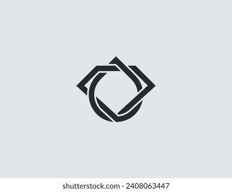 Diamond Drop Logo Concept icon sign symbol Element Design. Aqua, Mineral Oil, Droplet Logotype. Vector illustration template