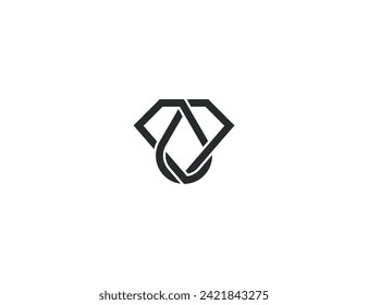 Diamond Drop Logo Concept icon symbol sign Element Design. Aqua, Mineral Oil, Droplet Logotype. Vector illustration template
